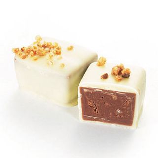 darcy praline in white chocolate by martin's chocolatier