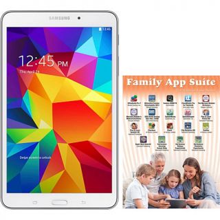 Samsung 10.1” Galaxy Tab 4 16GB Tablet with App Pack   White