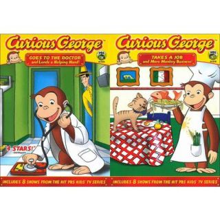 Curious George Goes to Doctor/Takes a Job (2 Di
