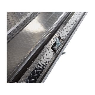Aluminum Industrial Size Commercial Underbody Truck Box — Diamond Plate, 48in.L x 24in.W x 24in.H