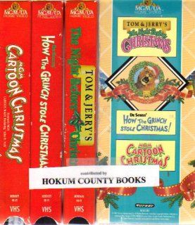 MGM/UA Home Video's TOM & JERRY'S THE NIGHT BEFORE CHRISTMAS, HOW THE GRINCH STOLE CHRISTMAS and MGM CARTOON CHRISTMAS (BOXED SET OF 3 VHS TAPES)  Other Products  
