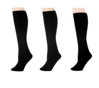 Legacy Legwear Set of 3 Patterned Flip Side Fleecy Socks —