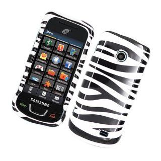 Zebra Black and White Cover Snap On Case for Tracfone, Straight Talk Samsung T528g Cell Phones & Accessories