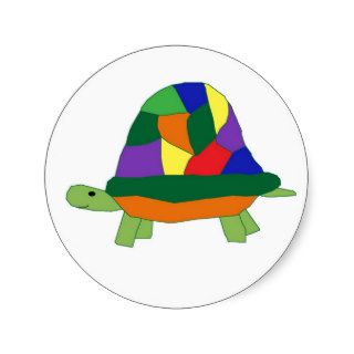 Rainbow Turtle stickers