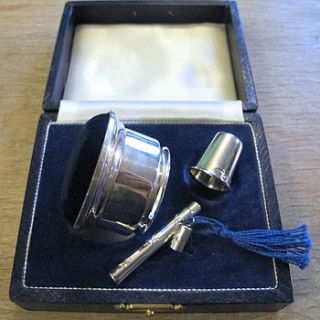 hallmarked sterling silver sewing set by ava mae designs