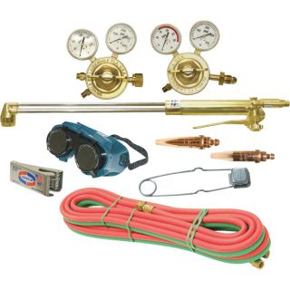 Uniweld 8-Pc. Heavy-Duty Oxy/Acetylene Scrap Cutting Torch Outfit, Model# KV50AS-21  Cutting, Heating   Welding Torches