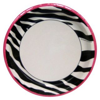 Paper Plate Snack Zebra Print Print 10 ct.