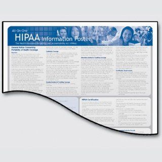 Emedco Hipaa Information Poster Industrial Warning Signs