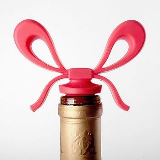 ribbon wine stopper by array