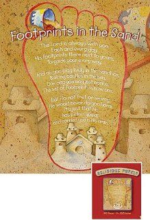 Footprints in the Sand 100 Piece Religious Puzzle 
