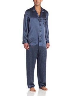 Majestic International Men's Cypress Silk Dot Patterned Pajama at  Mens Clothing store Pajama Sets