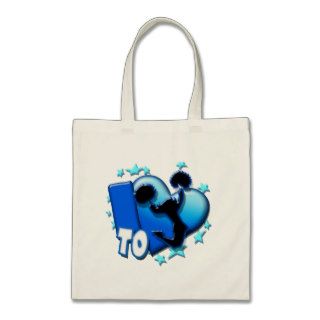 I Love to Cheer (Blue) Bag