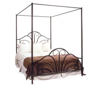 Hillsdale House Dover Queen Canopy Bed with Rails —