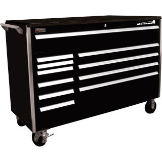 Homak Big Dawg 60in., 11-Drawer Tool Cabinet — Black, 60in.W x 24in.D x 44 1/2in.H, Model# BK04060123  Tool Chests