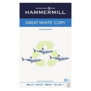 Hammermill® Recycled Copy Paper, 92 Brightne