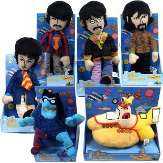 Beatles Collectors Memorabilia Yellow Submarine Band Member Plush Collection Set of 6  Other Products  