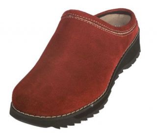 Sporto Suede Comfort Clogs —