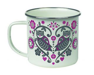 folklore enamel mug by colloco homeware and gifts