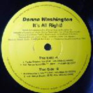 Its Alright   Donna Washington 12" Music