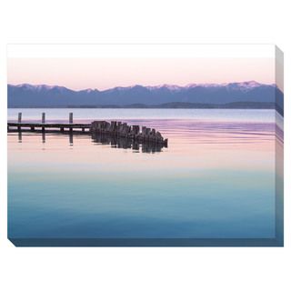 Lake Dock Oversized Gallery Wrapped Canvas Canvas