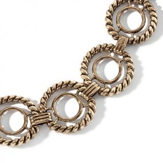 Tori Spelling "Vintage" Goldtone Link 33" Necklace