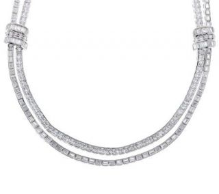 Smithsonian Hazen Simulated Diamond Necklace —