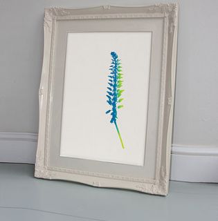 'flower no.one' screen print by s&t prints