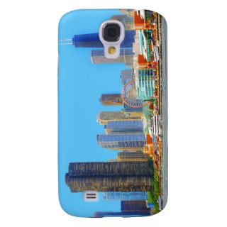 Chicago Skyline Featuring Navy Pier Galaxy S4 Cover