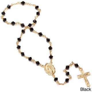 Sterling Essentials 14k Gold Overlaid Pocket Rosary Sterling Essentials Religious Necklaces