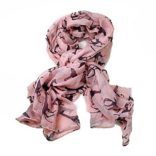 lightweight giraffe print scarf by lily and lime
