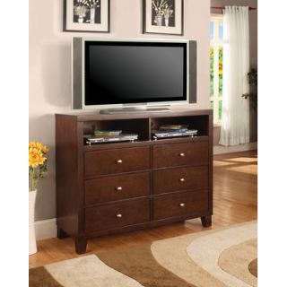 Wildon Home ® Kingman Media 6 Drawer Chest