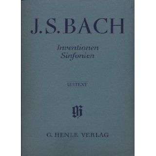 Inventionen, Sinfonien   Urtext [Inventions, Sinfonias   Original Scores {for Piano}] (64) Johann Sebastian Bach, Rudolph Steglich, Hans Martin Theopold Books