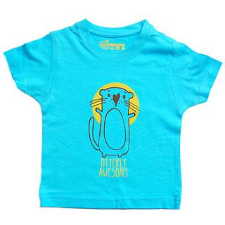 child's otterly awesome t shirt by tee and toast