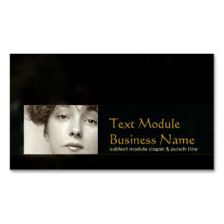 Darken earth   visiting card with picture module l business cards