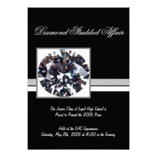Diamond or Bling Prom Invitation
