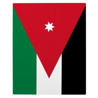 Jordanian Flag Display Plaques