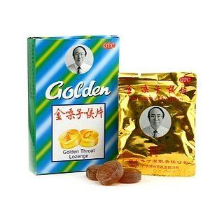 Golden Throat Lozenge Cough Drops (Jinsangzi Houpian) 20 Drops (1.4oz) X 8 Boxes  Herbal Cough Drops  Grocery & Gourmet Food