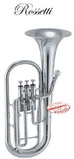 Rossetti Alto Horn Nickel Plated ROS1177 Musical Instruments