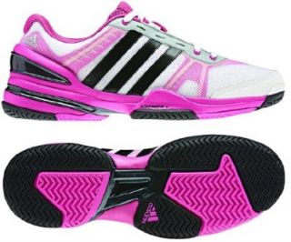 adidas Women's Response CC Rally Comp W Tennis Shoe 6 B(M) US White/Black/Ray Pink Shoes