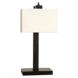 Square Desk Lamp   Bronze (Includes CFL Bulb)