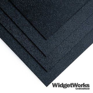 BLACK ABS Thermoform Plastic Sheets 1/16" x 12" x 12" Sheets   12 Piece Bundle   Construction Boards  