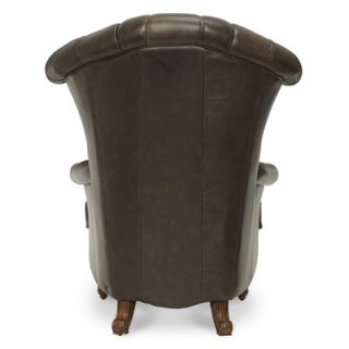 Michael Amini Trevi Leather High Back Chair