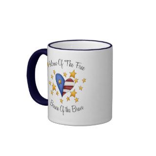 Home Of The Free Because Of The Brave Coffee Mug