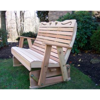 Creekvine Designs Country Hearts Wood Garden Bench