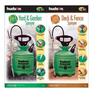 Hudson Yard & Garden 2-in-1 Sprayer — 1 Gallon, 40 PSI, Model# 66191  Portable Sprayers