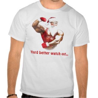 Santa Claus funny T shirt Apparel