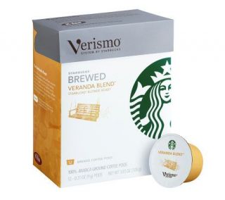 Starbucks Verismo Veranda Coffee Pods   72 Pack —
