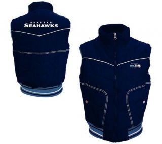 NFL Seattle Seahawks Womens Polyfill Vest —