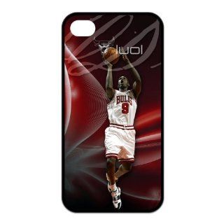 well known #9 small forward player Luol Deng in nba team Chicago Bulls iphone 4&4s case Cell Phones & Accessories