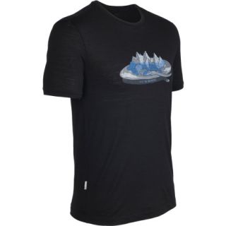 Icebreaker Alps For Breakfast Tech Lite Shirt   Short Sleeve   Mens